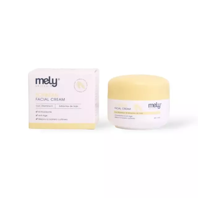 Miniatura 4 de Soybean crema facial vitamina E y soja Mely 50g